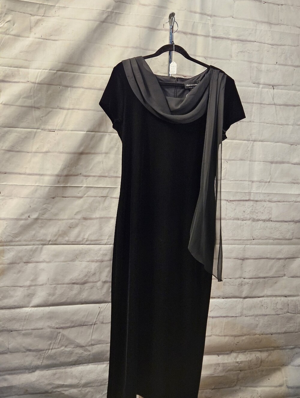 Connected Apparel 90s Size 12 Velour Maxi Dress